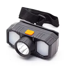 Lanterna de Cabeça LED High Power Headlamp ZLZ155 Recarregável - Preto