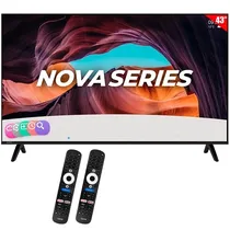 Smart TV LED 43" Quanta QTWTV43 Full HD Whale Os Wi-Fi/Bluetooth com Conversor Digital