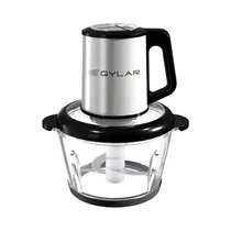 Procesador de Alimentos Qylar QY-2013 2L 500W 220V Negro/Plata