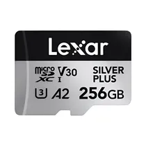 Memoria Micro SD Lexar Profesional Silver Plus 205/150 MB/s Uhs-I C10 256 GB