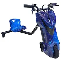 Triciclo Elétrico Hye TR02 / Bluetooth / Speaker / LED / 8.5" - Blue Galaxy