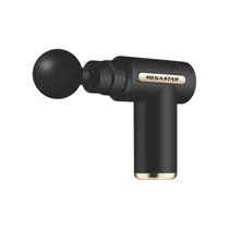 Megastar Masajeador Muscular FMA9 4 Cabezales/Recargable Bivolt Negro
