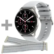 Relógio Blackview X20 com Bluetooth - Prata/Cinza + Pulseira