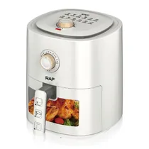 Fritadeira Elétrica Raf R.5332W Air Fryer / 4 Litros / 1300W - Branco