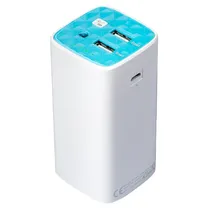 Carregador Portátil TP-Link TL-PB10400 10.400 Mah 2 Saídas USB - Branco/Azul
