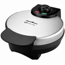 Máquina para Waffles Britânia Golden Waffle 850 Watts 220V ~ 50/60 HZ - Prata/Preta