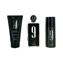 Perfumes Afnan Kit 9PM Black Men Kit 3PCS