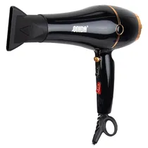 Secador de Cabelo Onida Turbo Professional ON-079 / 3 Temperaturas / 2 Velocidades / 5200W / 110V ~ 60HZ - Preto/ Dourado