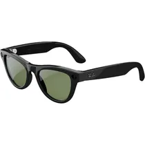 Óculos Inteligentes Ray-Ban Meta Skyler RW4010 - com Camera - Padrão/Feminino - Wi-Fi - Shiny Black/G15 Green