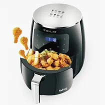Fritadeira Eletrica Qylar Airfryer Space QY0106 / 3.6 Litros / 1400W / Touch / 127V ~ 50/ 60HZ - Preto