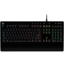 Teclado Gamer Logitech G213 Prodigy 920-008084 - com Fio - Inglês - RGB - Preto