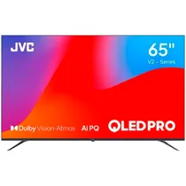 TV JVC 65" Qled Pro Smart 65KM858 4K Atmos Bivolt