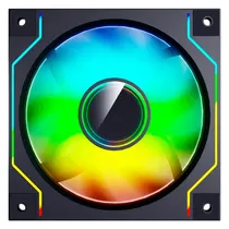 Cooler Fan para Gabinete Darkflash DM20R Argb - Preto (Reverse)