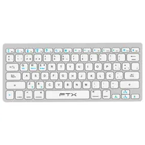 Teclado FTX FTXB1000 Ultra Slim Bluetooth / Portugués - Silver
