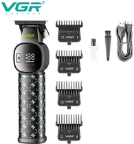 Cortador de Cabelo VGR Voyager Hair Trimmer V-185 Recarregável - Preto