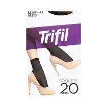 Media Fina Trifil Soquete 20 Den W06126 0008 Negro 1 Par