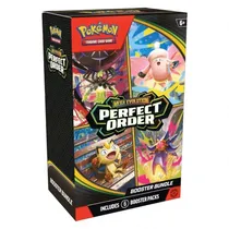 Cards Pokemon TCG Mega Evolution Perfect Order Booster Bundle 0478
