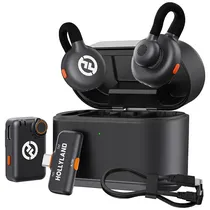 Microfone Sem Fio Hollyland Lark M2S Combo com USB-C - Space Gray