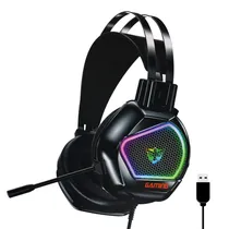 Fone de Ouvido Satellite Gaming AE-301 USB RGB - Preto
