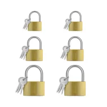 Cadeado Cartela 32-34-50MM - 20305 - 6 PCS