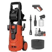 Lavadora de Alta Pressão Megastar L850 1100W 80BAR 220V - Preta/Laranja