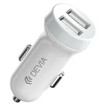 Carregador Veicular Devia EA131 20W com Duas Portas USB - Branco