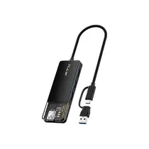 FTX Hub FTX-HUBT3-PB 4 Ports USB-C 3.0/USB-A Negro