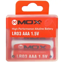 Pilha Alcalina AAA Mox LR3 1.5V - 4 Unidades