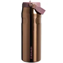 Garrafa Térmica Stanley The Aerolight Iceflow Bottle Flip Straw 2.0 Lid 10-13072-0375 - 710ML - com Bico - Polished Rose Gold