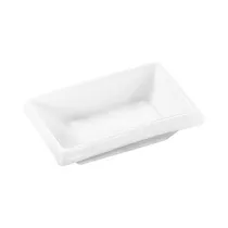 Salsera de Porcelana Wilmax WL-992727/A 9 X 6 CM Blanco