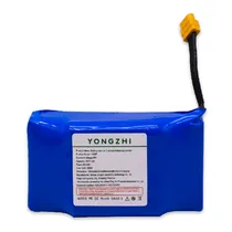 Bateria para Scooter Hoverboard Yongzhi 10S2P / 36V / 2400MAH / Tam. 135X90X60MM - Azul