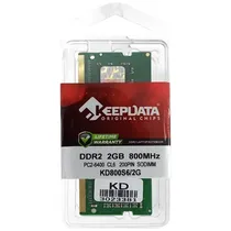 Memória Ram para Notebook 2GB Keepdata KD800S6/2G DDR2 de 800MHZ