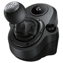 Câmbio Gamer Logitech Driving Force Shifter - para G29 e G920 - 6 Velocidades - Preto