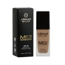 Base Facial Armaf Beauté Matte Max Foundation SPF 20 Chestnut 30ML