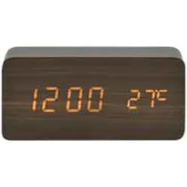 Relogio Despertador Digital Satellite AC-23 Marrom