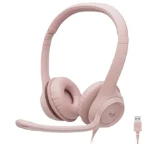 Headphone Logitech H390 USB – Rose