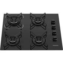Fogão A Gás Itatiaia Essencial ESS-4 - 4 Bocas - Vidro Temperado - Bivolt - Preto