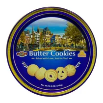 Biscoito Amanteigado Las Delicias Tradicional Lata 340G