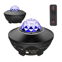 Luminária LED Starry Projetor Light BL-XK01 com Controle Remoto, USB e Bluetooth - Preto