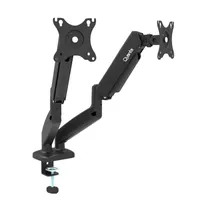 Suporte Duplo Quanta QTSAM810 - para Monitor de 13" A 27" - Articulado - Preto