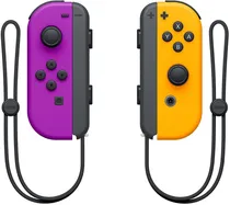 Controle Nintendo Switch Joy-Con (L/R) - Neon Purple/Orange (Japonês)