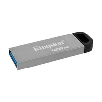 Pendrive Kingston Datatraveler Kyson 128GB (DTKN) USB 3.2 – Prata