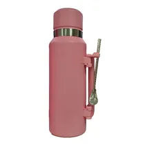 Garrafa Térmica Inova BOT-0023 1L com 140ML e Bombilla Rose