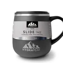 Caneca Térmica Hydrapeak HP-SLIDE-14-Graphite 414ML - Grafite