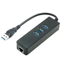 Hub USB 3P Sate A-HUB41 3XUSB A RJ45 3.0 Negro