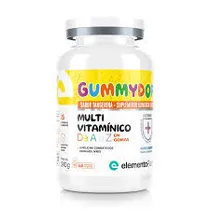Elemento Puro Gummydop Multivitamínico Plastico Blanco