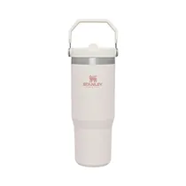 Botella Térmica Stanley Flip Straw Tumbler 10-09993-762 887ML Rose Quartz