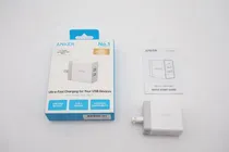 Carregador de Parede Anker Powerport de 24 W com Tecnologia Poweriq, Duas Portas USB-A, Carregamento Rápido para iPhone, Samsung, Tablets e Muito Mais, Design Ideal para Viagens com Plugue Dobrável