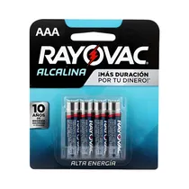 Pilha Alcalina Rayovac AAA 8 Unidades