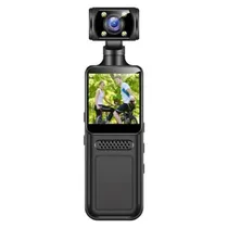 Camera de Ação Esportiva Body Camera ZC-M12-1167B-V1 / 4K / HD / Microfone / 1.31" / Wifi / TF Card / Recarregavel / App Viidure - Preto